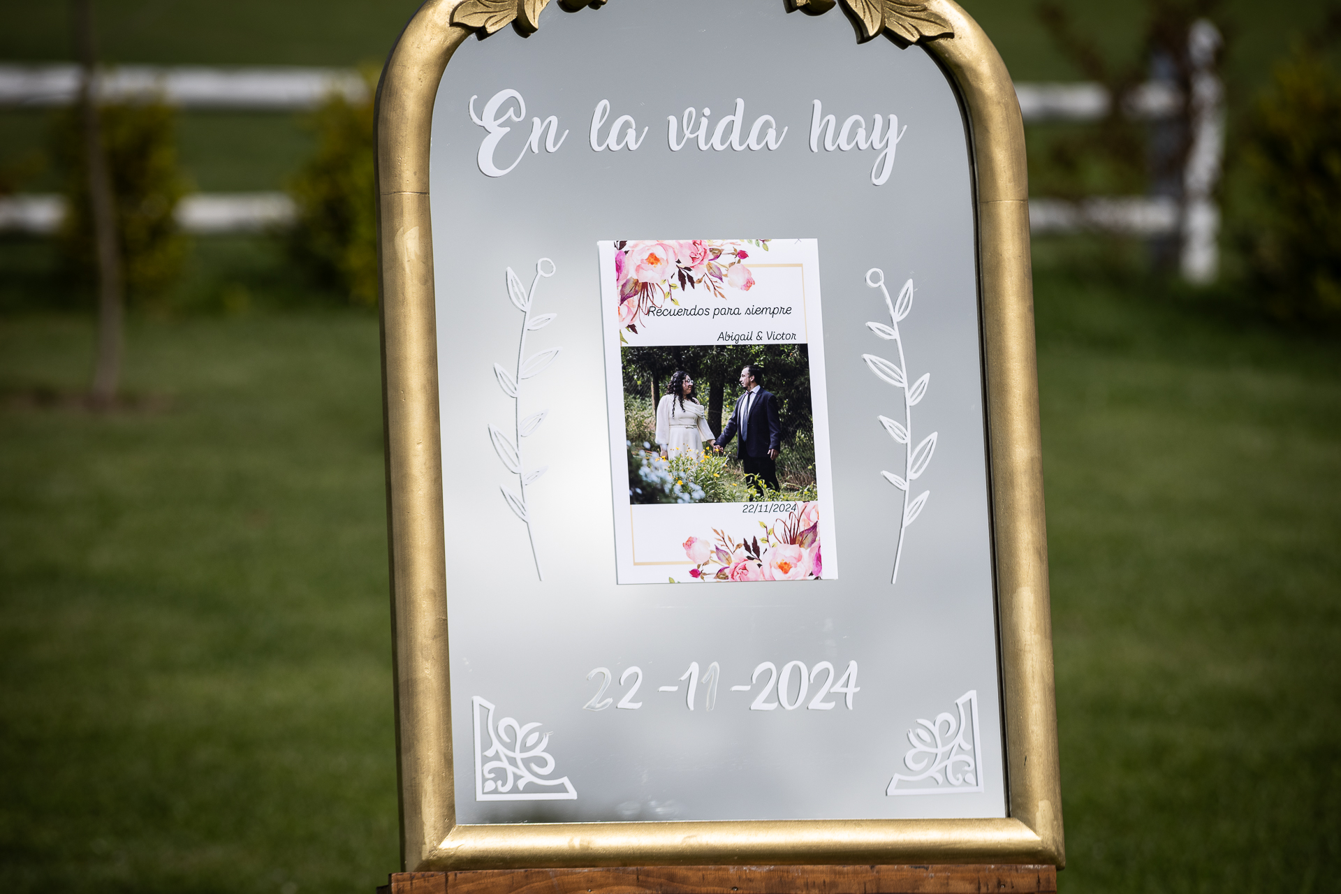 Decoración personalizada para boda en Centro de Eventos Capitán, Los Ángeles Chile